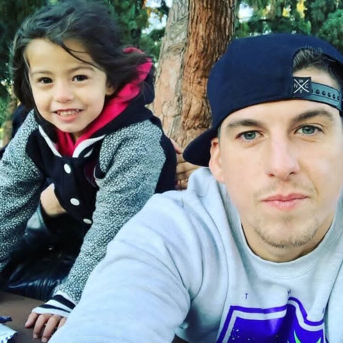 Ronnie with his daughter