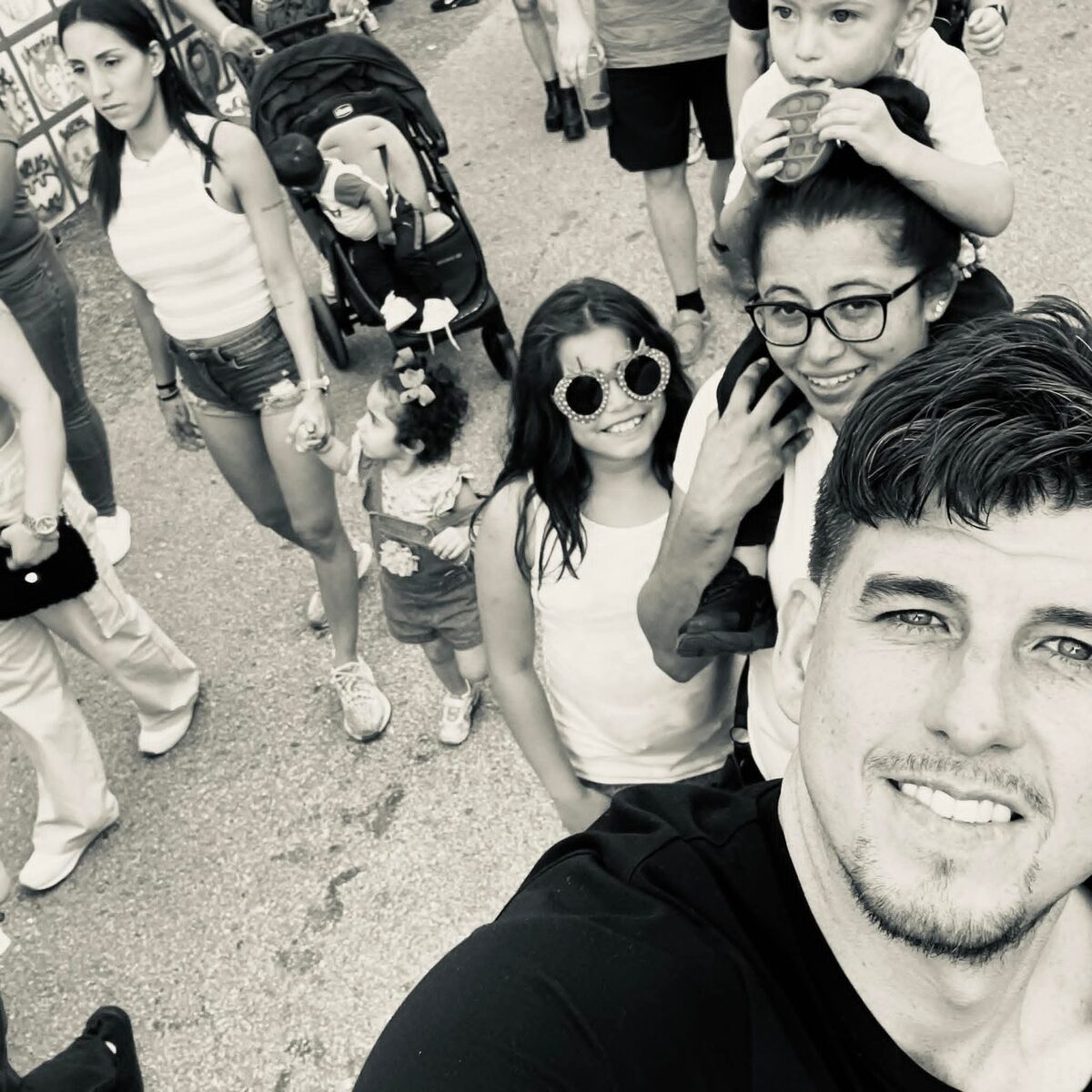 Ronnie with his family